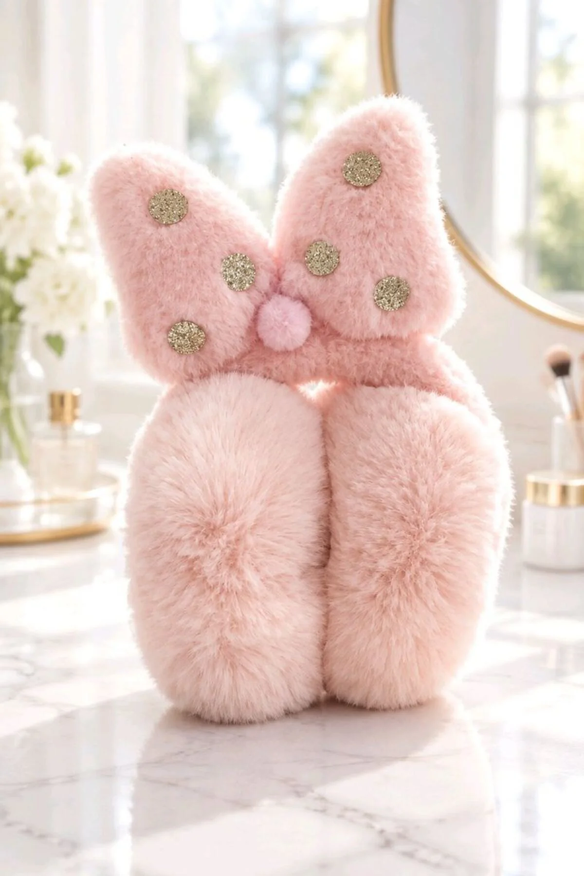 Lüks Renkli Figürlü Peluş Kulaklık