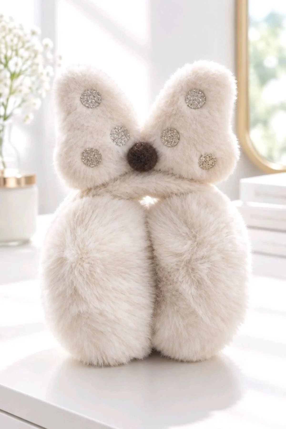 Lüks Renkli Figürlü Peluş Kulaklık Lüks Renkli Figürlü Peluş Kulaklık