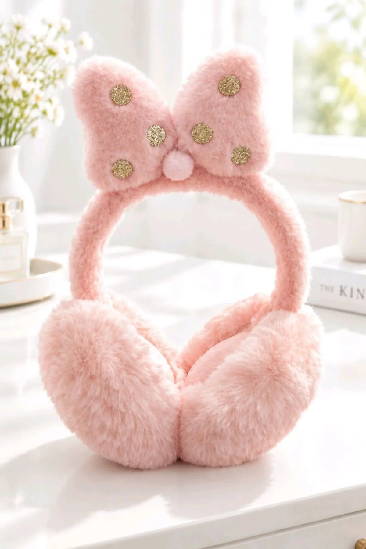 Lüks Renkli Figürlü Peluş Kulaklık