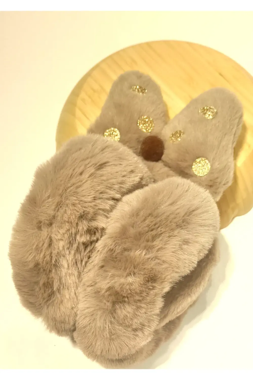 Lüks Renkli Figürlü Peluş Kulaklık