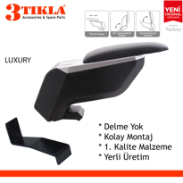 Lüks Set Fiat Doblo 2 2020 Delmesiz Çelik Ayaklı Gri-Siyah Kolçak Lüks Set Fiat Doblo 2 2020 Delmesiz Çelik Ayaklı Gri-Siyah Kolçak