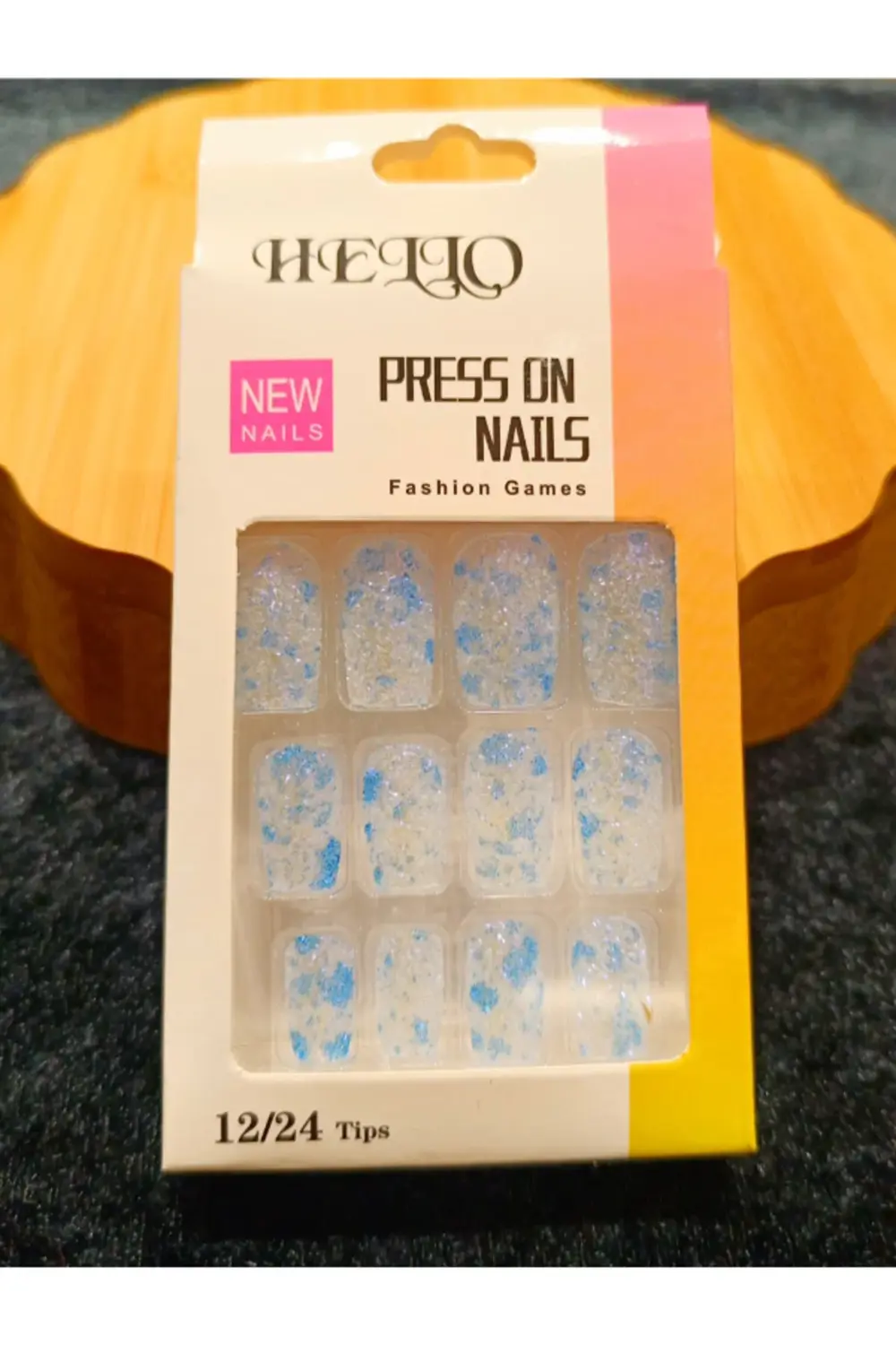 Lüks Simli Figürlü Takma Tırnak