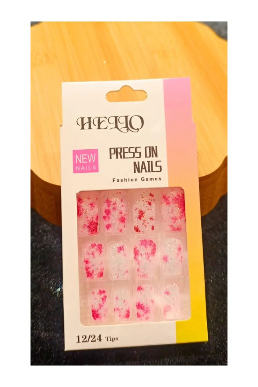 Lüks Simli Figürlü Takma Tırnak