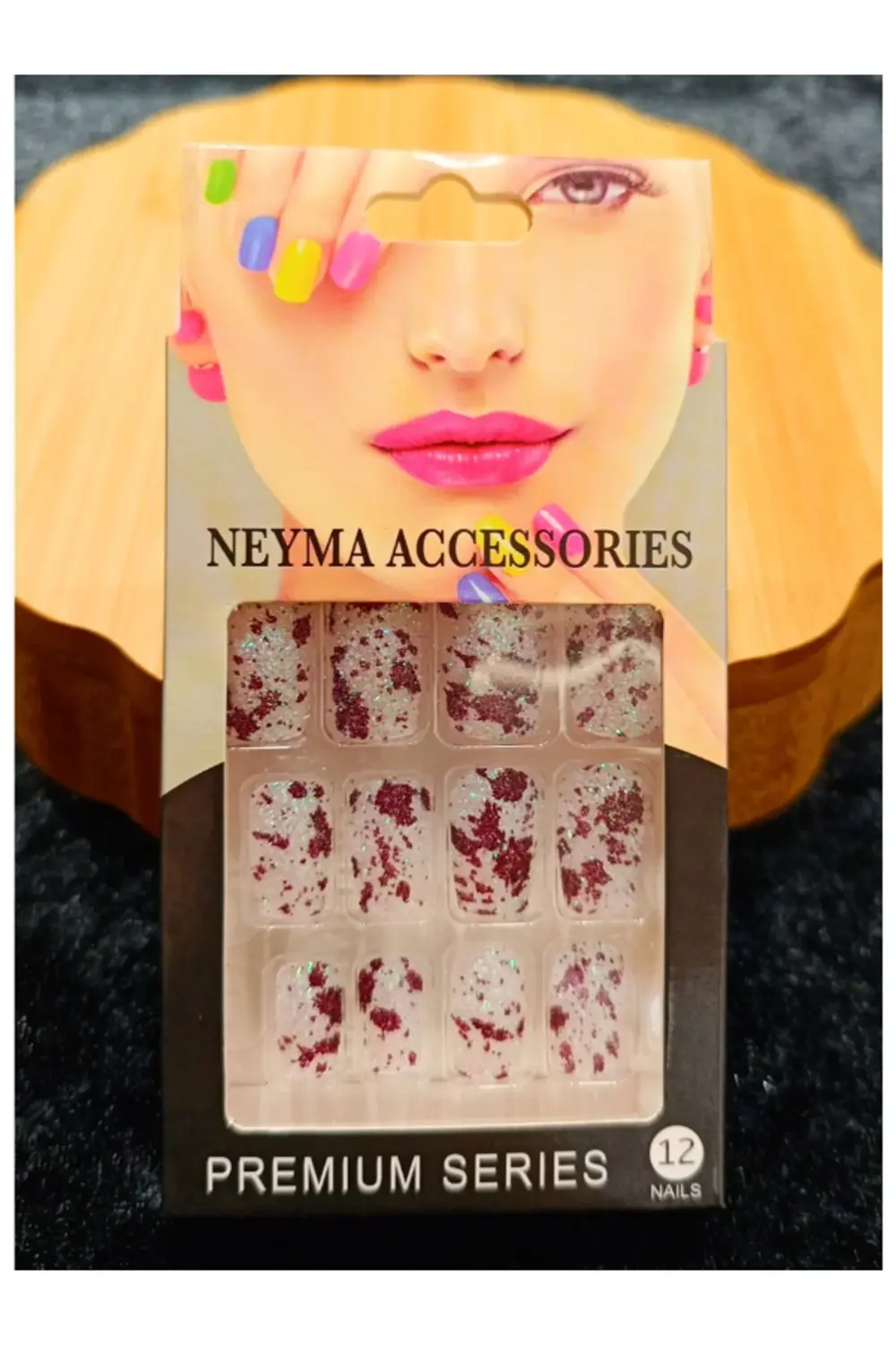 Lüks Simli Figürlü Takma Tırnak