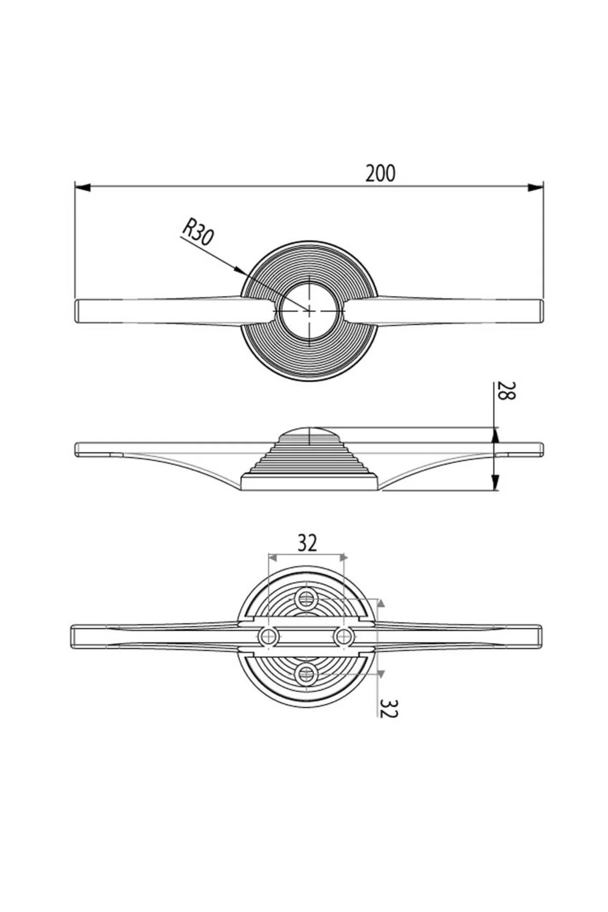 LÜKS STAR KULP (32mm) 8 Adet Mobilya,Yatak Odası, TV ünitesi,Çocu