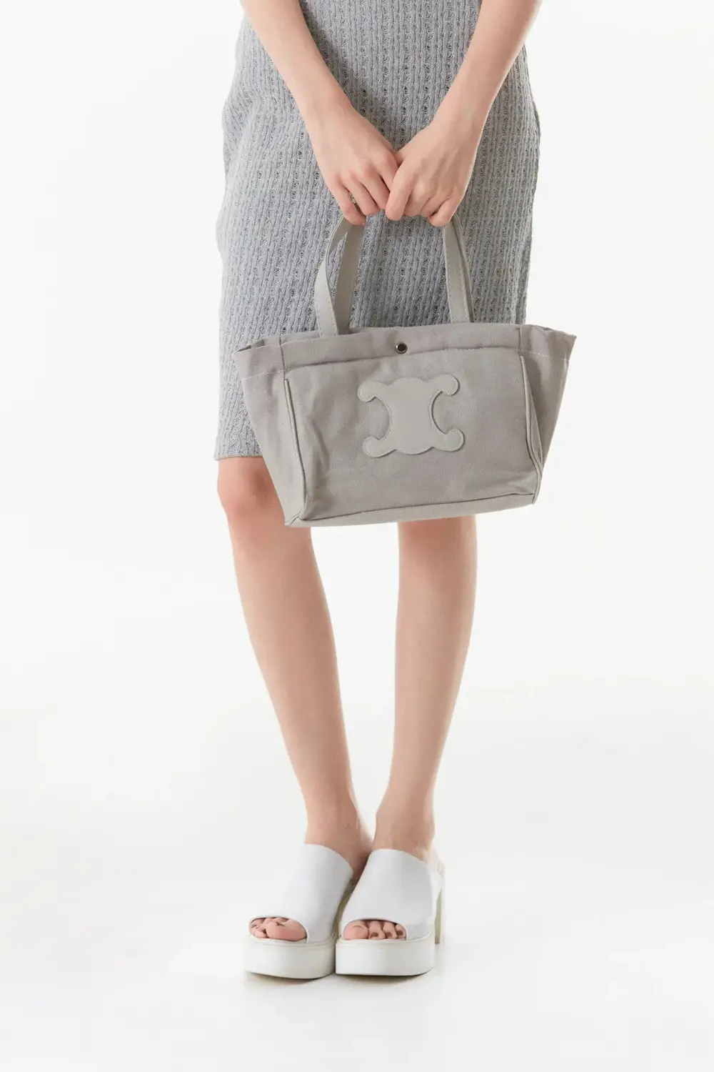 Lüks Tasarım Çıtçıtlı Çanta