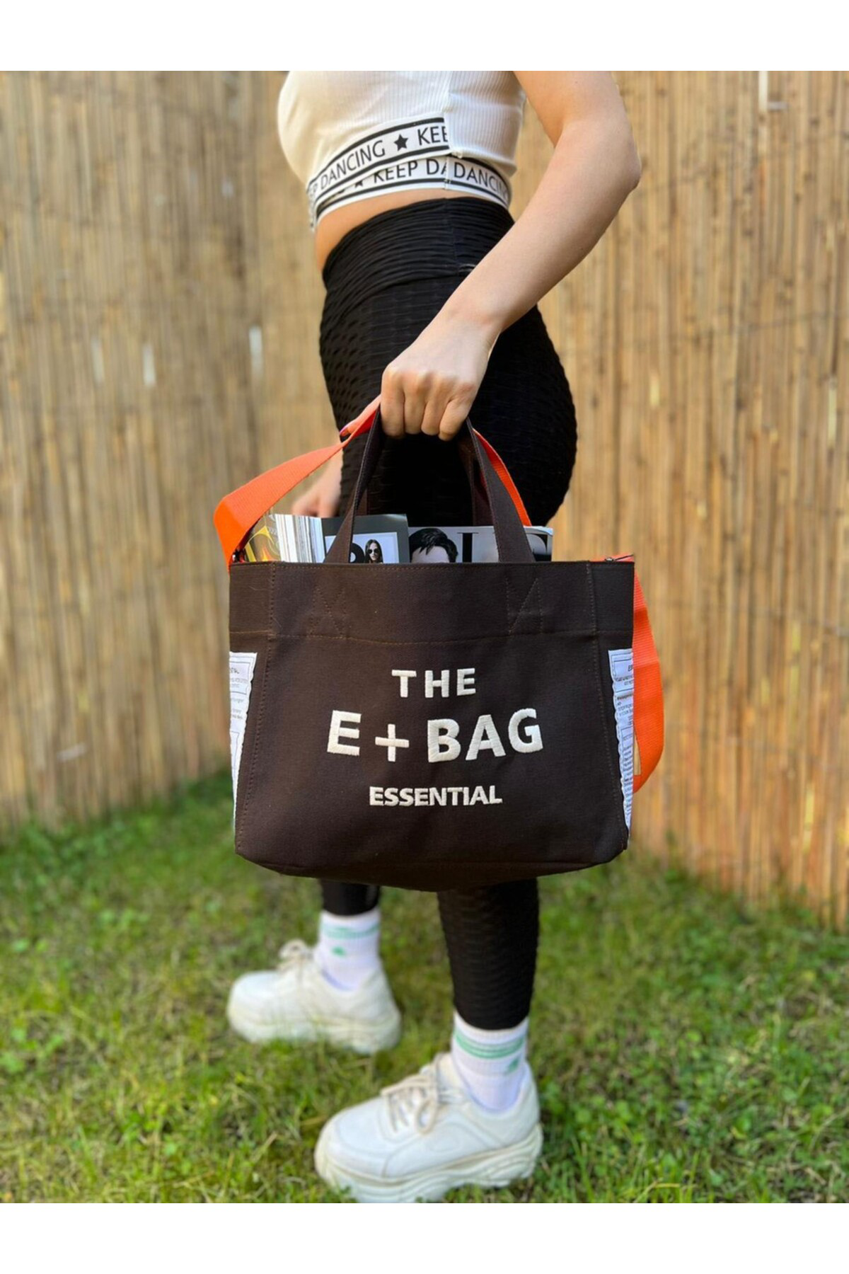 Monalisa Home Lüks Tasarım Kanvas Kumaş Çanta