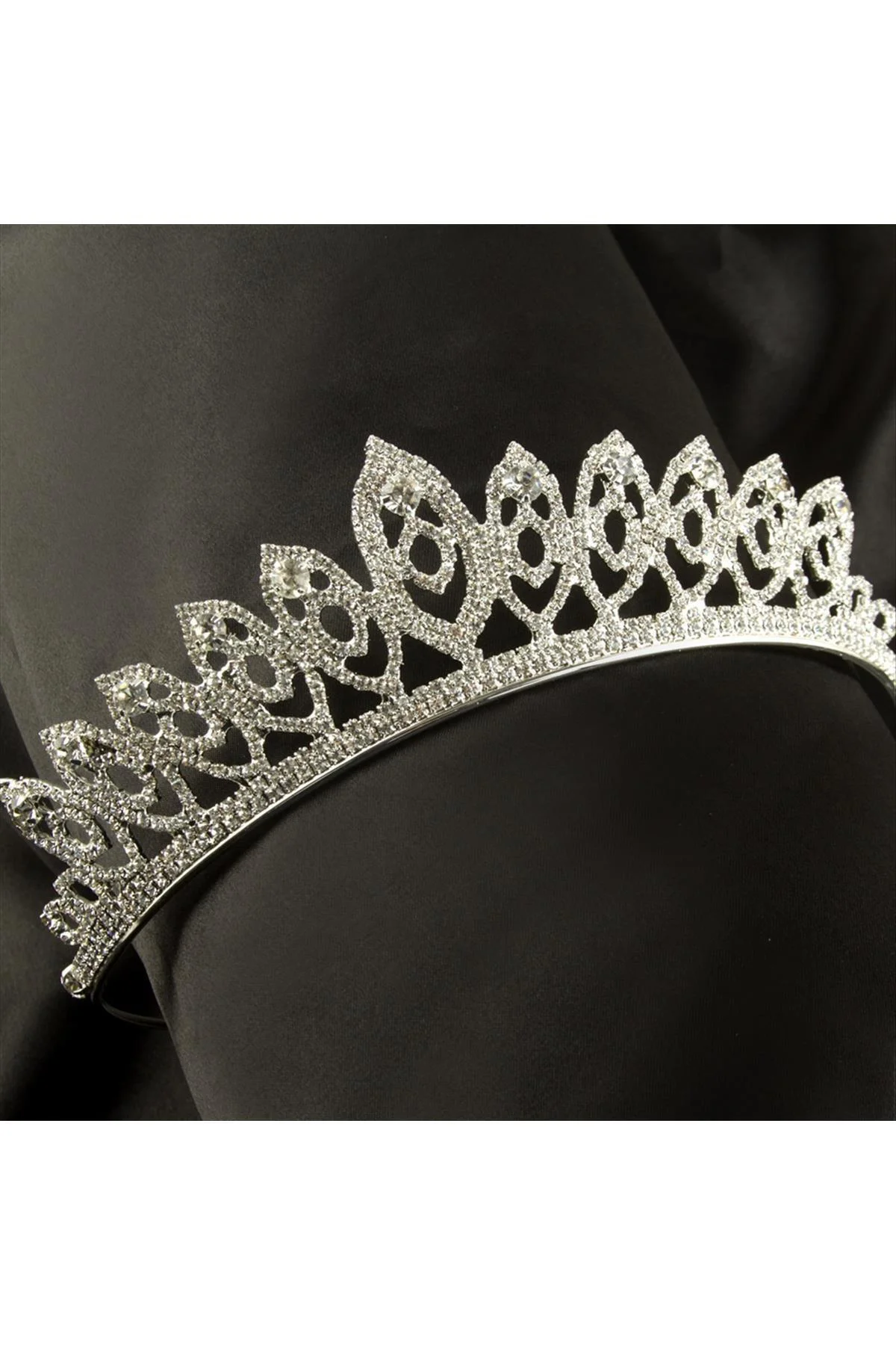 Lüks Taşlı Gelin Taçı