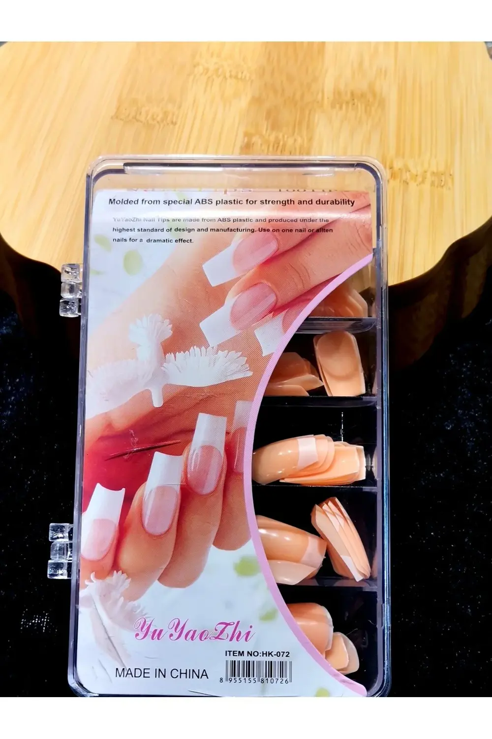 Lüks Turuncu French Takma Tırnak