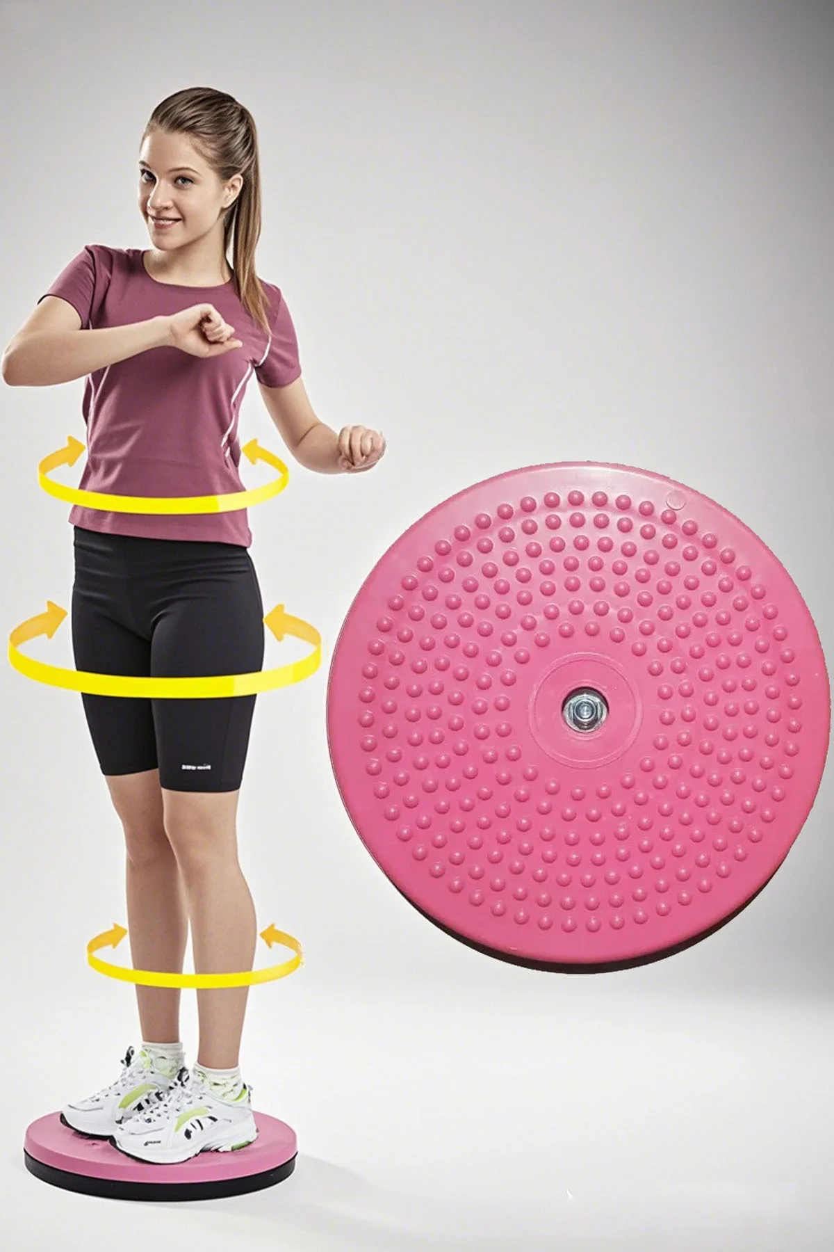 Lüks Twister Disk Bel İnceltici Dönen Zayıflama Diski Spor Fitnes