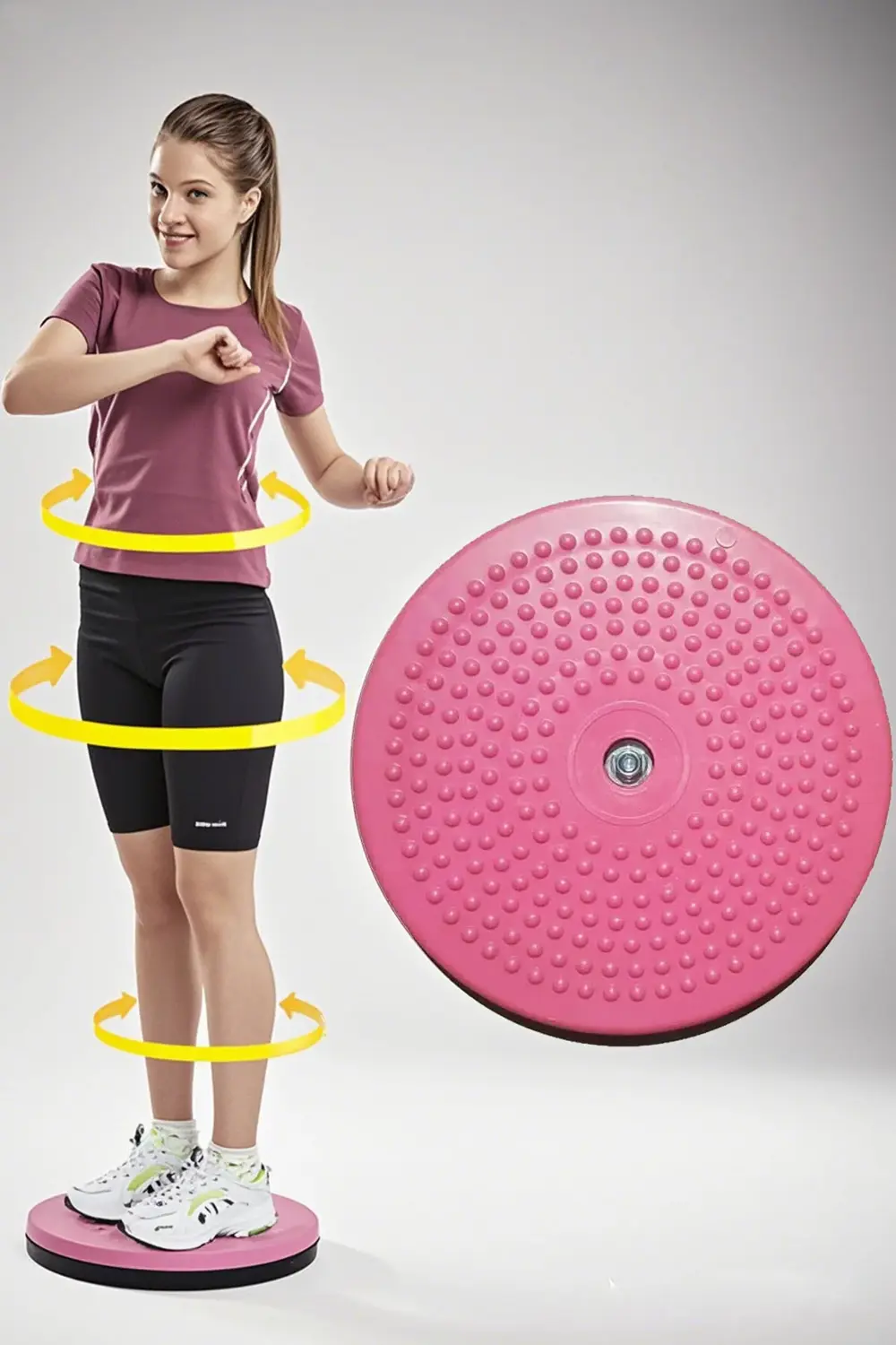 Lüks Twister Disk Bel İnceltici Dönen Zayıflama Diski Spor Fitnes