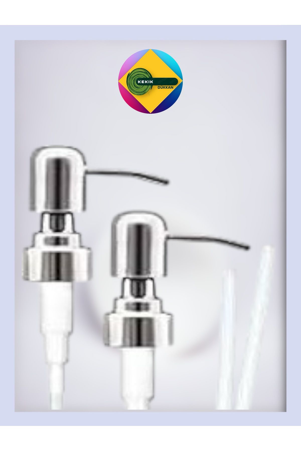 Lüks Yedek 2li Sıvı Sabun Pompası Gold & Silver