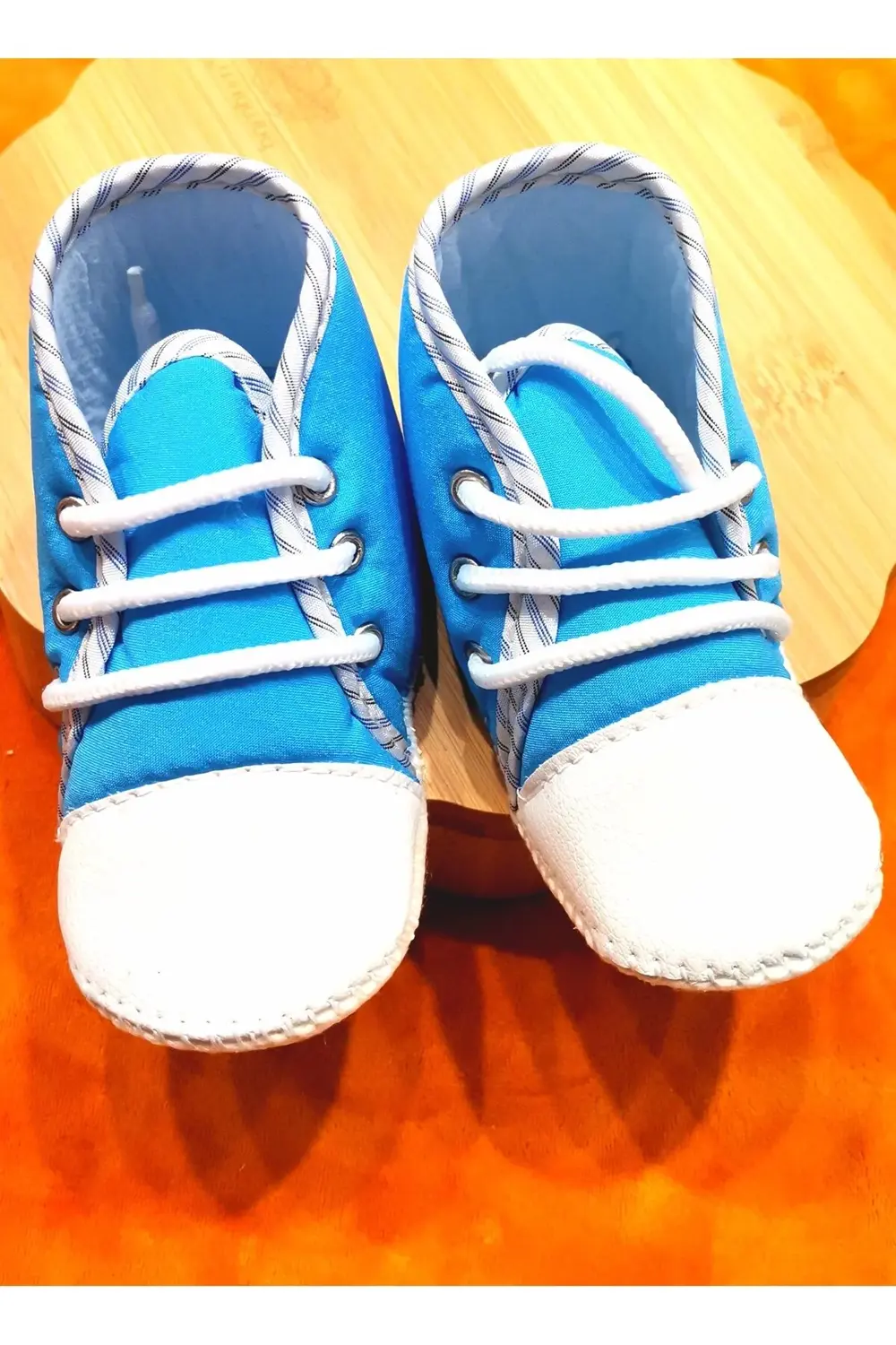 Lüks Yumuşak Tabanlı Figürlü Bebek Ayakkabısı