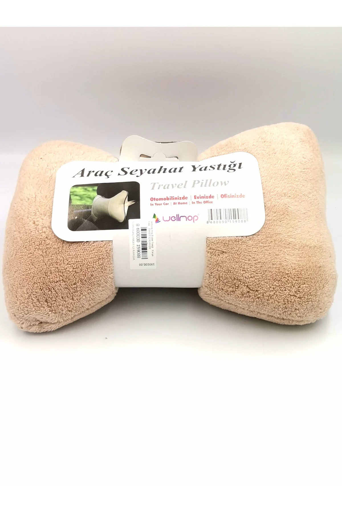 Lüks Yünlü Araç Seyahat Yastığı