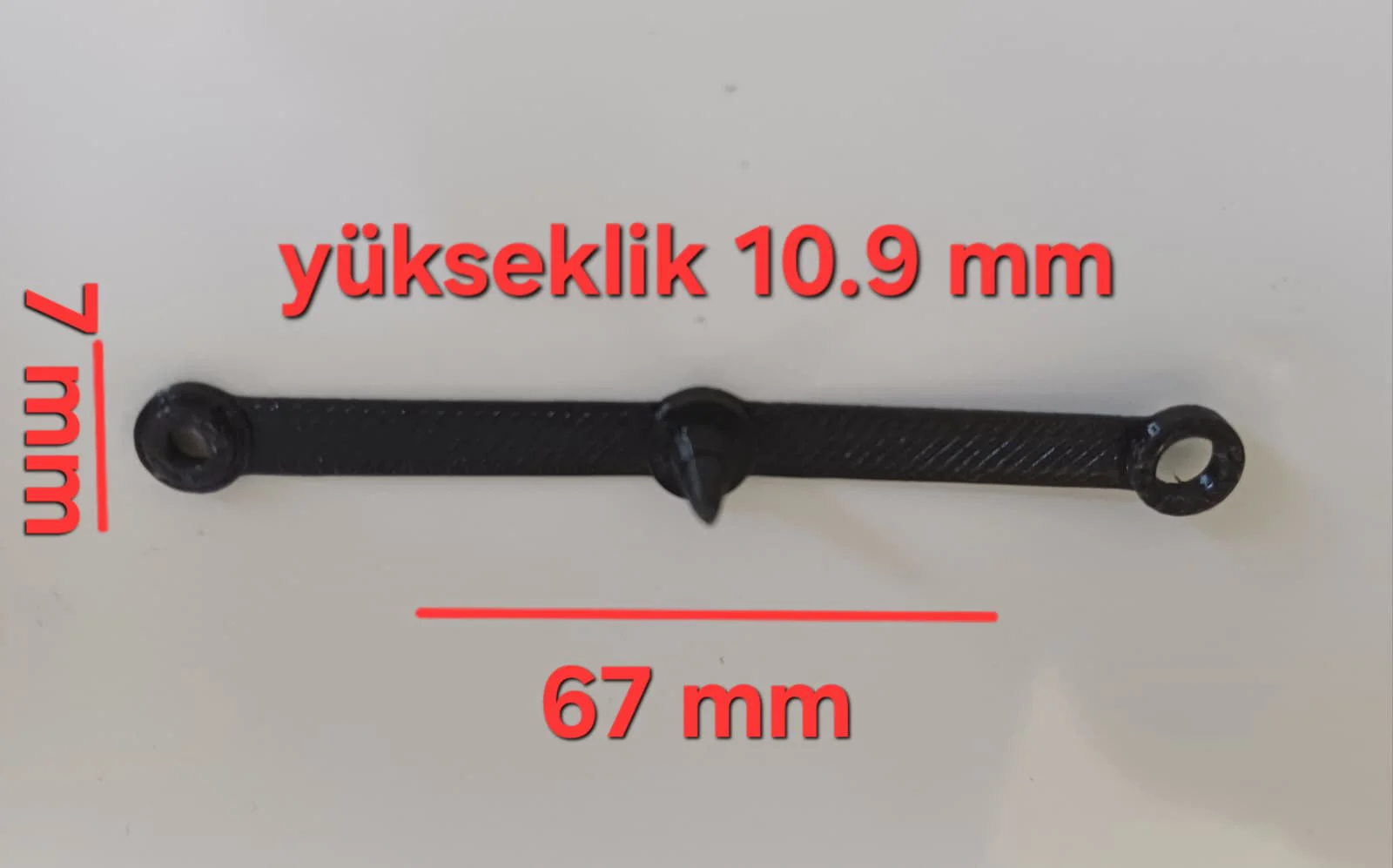 LuLuYeN Siyah 100 Adet Plastik Kilit Klips 67mm Güvenlik Etiket T