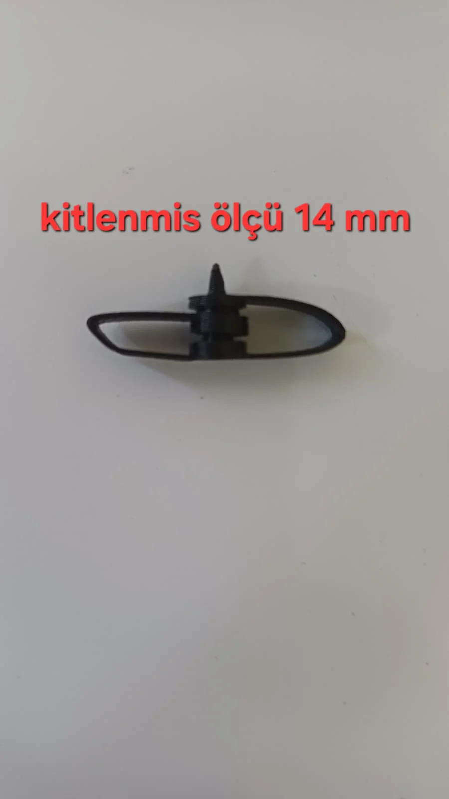 LuLuYeN Siyah 250 Adet Plastik Kilit Klips 67mm Güvenlik Etiket T