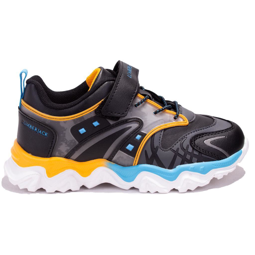 Lumberjack  Albena Siyah Turuncu Ortopedik Günlük Erkek Çocuk Spor