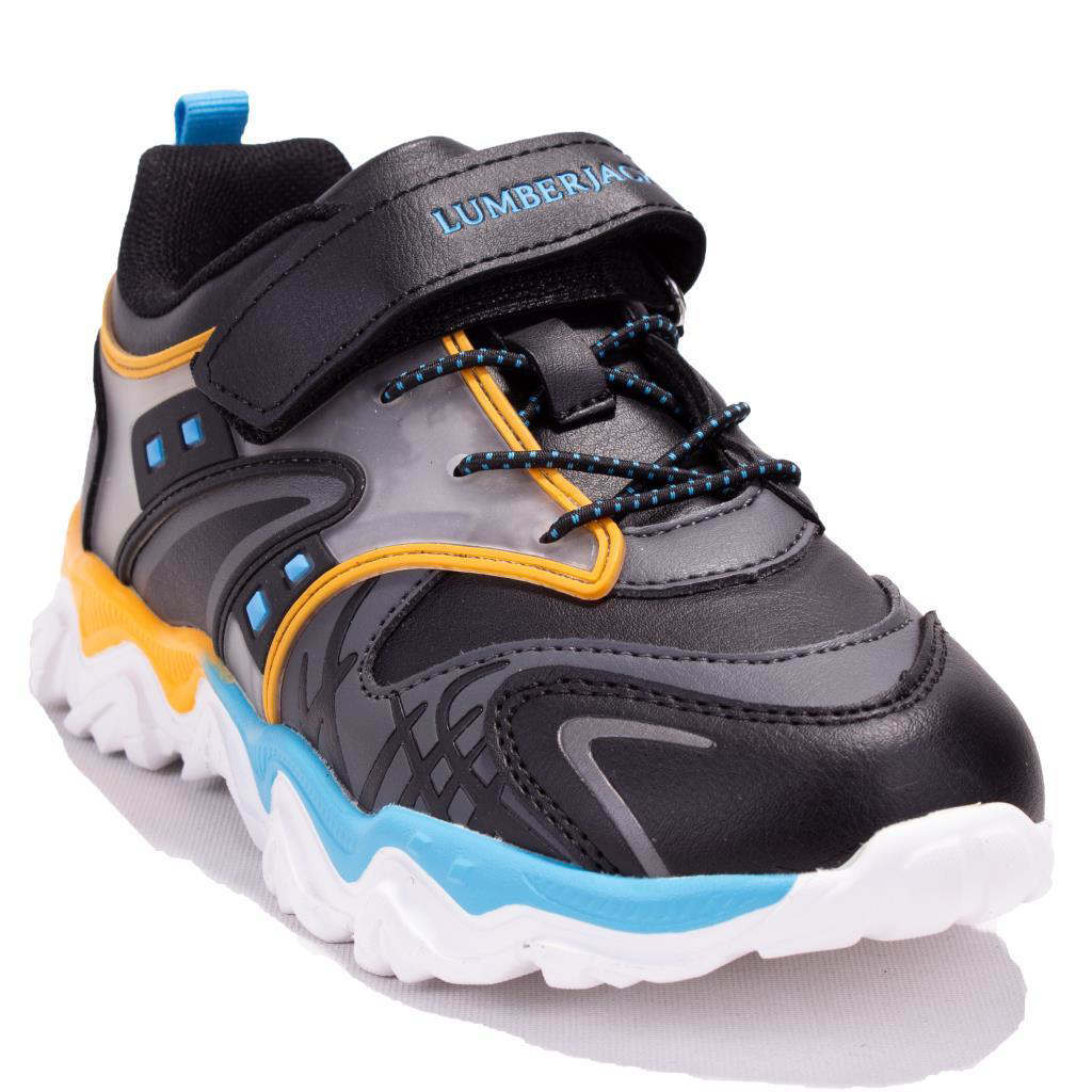 Lumberjack  Albena Siyah Turuncu Ortopedik Günlük Erkek Çocuk Spor