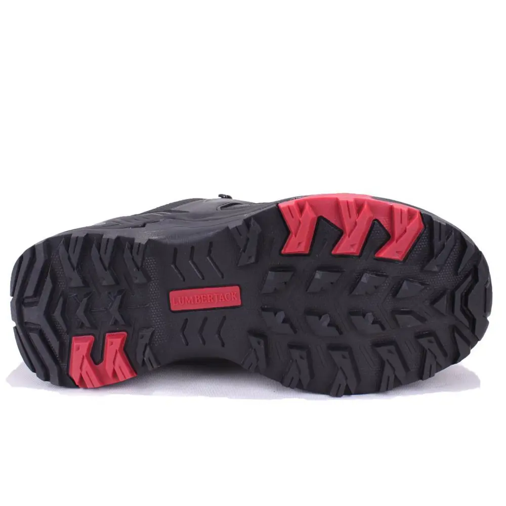 Lumberjack Star Siyah Kırmızı Ortopedik Outdoor Waterproof Erkek 