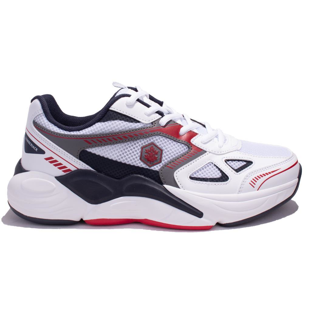 Lumberjack  Tech Beyaz Kirmizi Ortopedik Günlük Erkek Spor Ayakkab