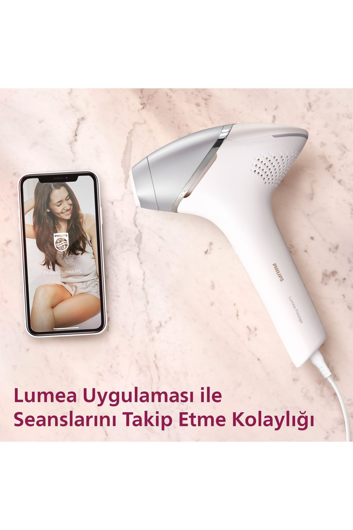 Lumea 8000 Serisi BRI940/00 IPL Tüy Alma, Vücut için 1 Başlık, Ça