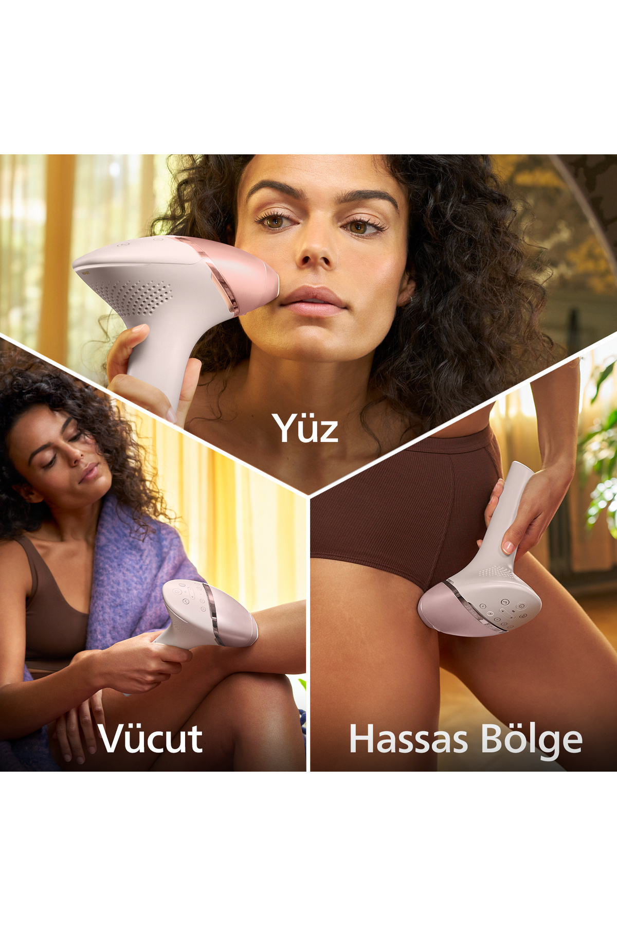 Lumea 9900 Serisi BRI950/02 IPL Tüy Alma, SkinAI Uygulama, Vücut 