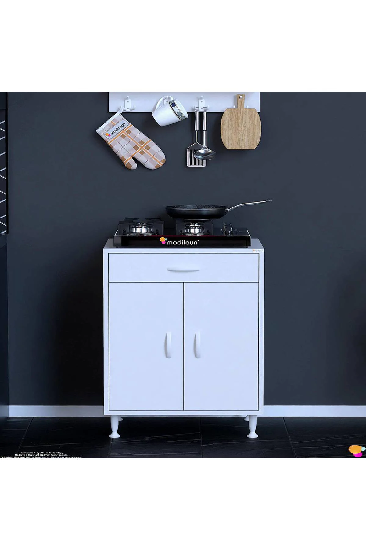 Lumin Tüp Yuvalı 60 cm Ankastre Ocak Altı Dolap 60x88x48 cm Beyaz Lumin Tüp Yuvalı 60 cm Ankastre Ocak Altı Dolap 60x88x48 cm Beyaz