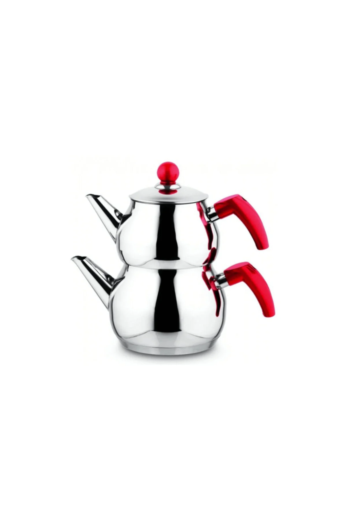 Lumıno Maxı Boy Çaydanlık Takımı Kırmızı