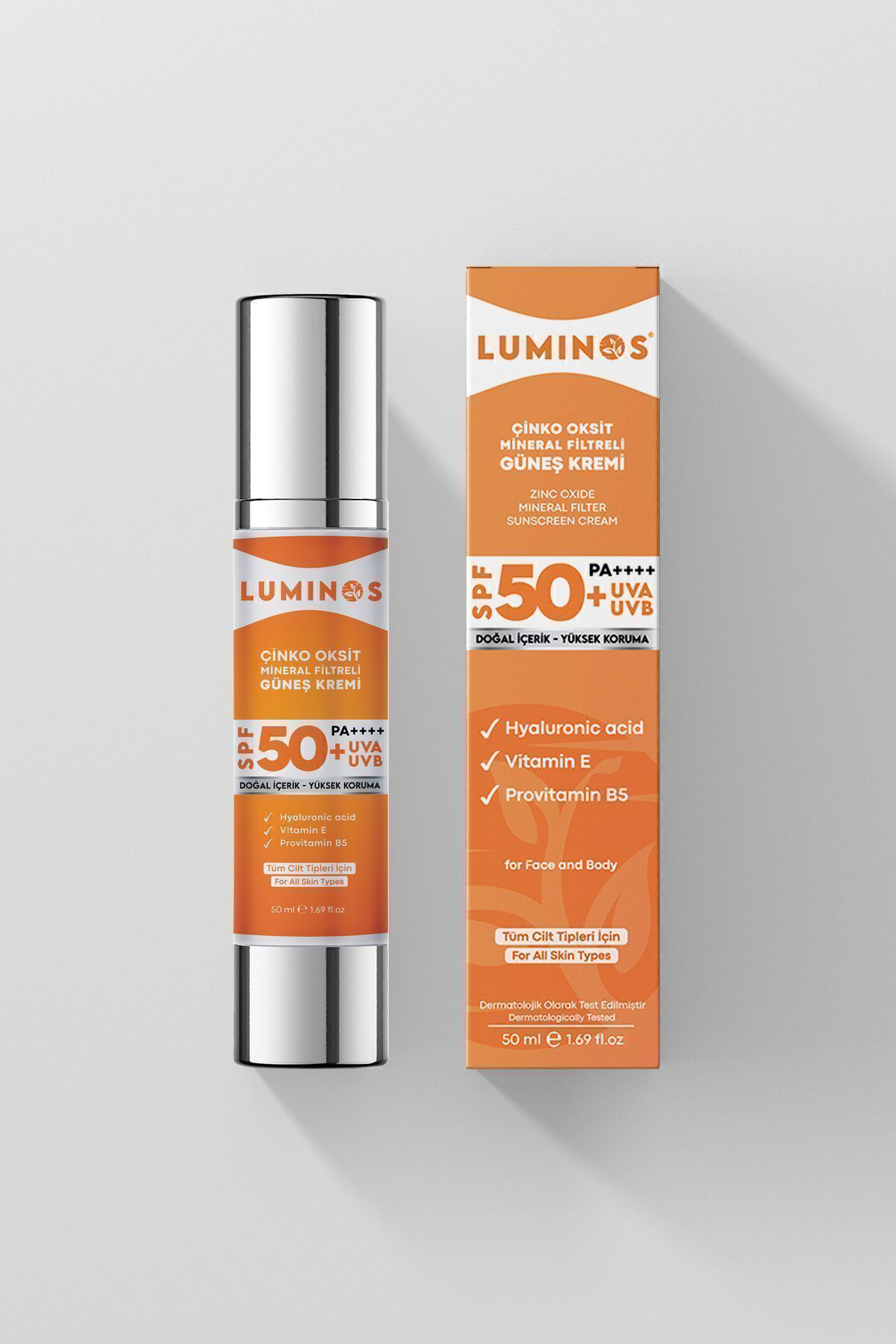 Natural Luminos Çinko Oksit Mineral Filtreli Spf 50 Doğal Güneş Kremi - 5 Natural Luminos Çinko Oksit Mineral Filtreli Spf 50 Doğal Güneş Kremi - 5