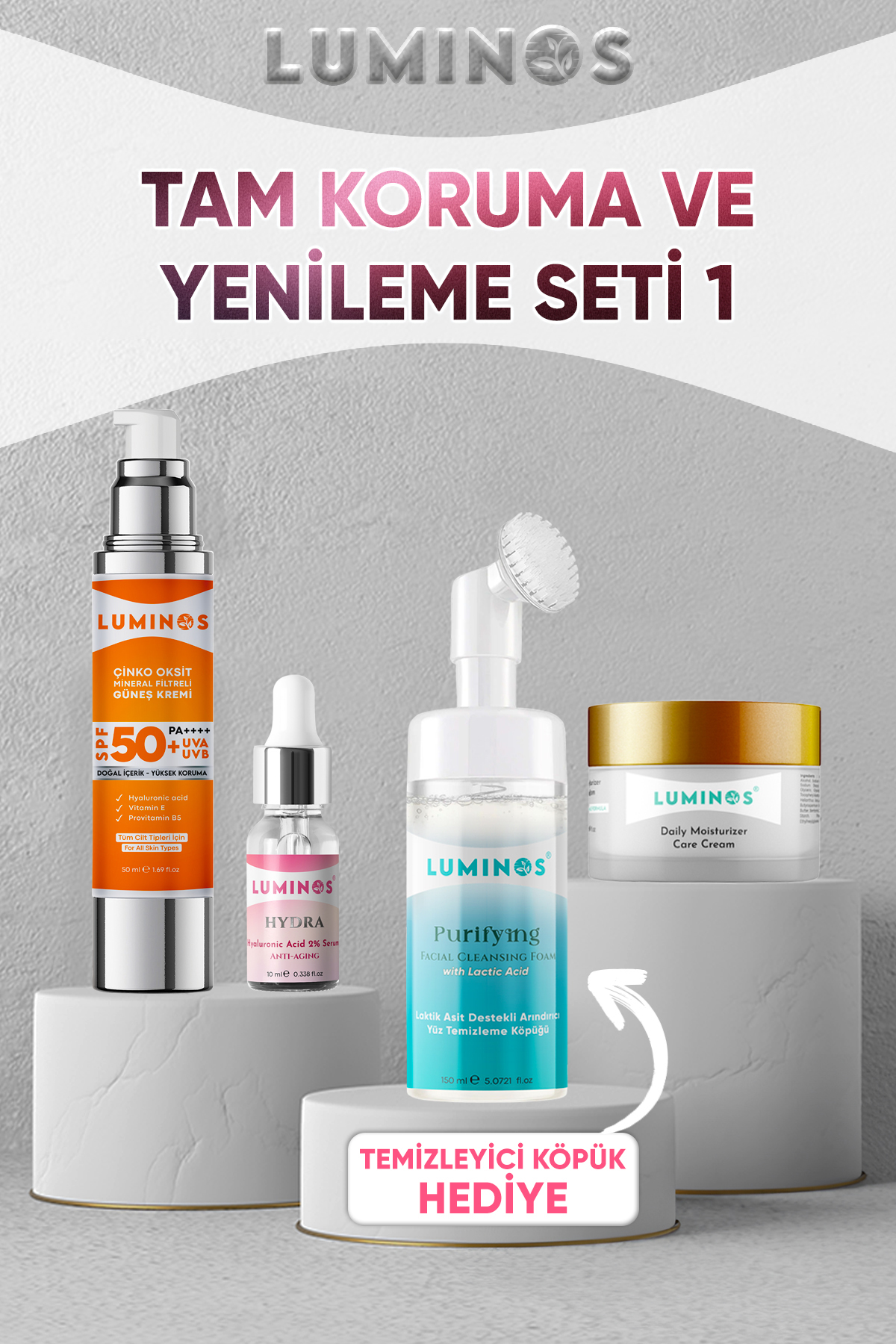 Luminos Tam Koruma ve Yenileme Seti - 1 ( Hediyeli )