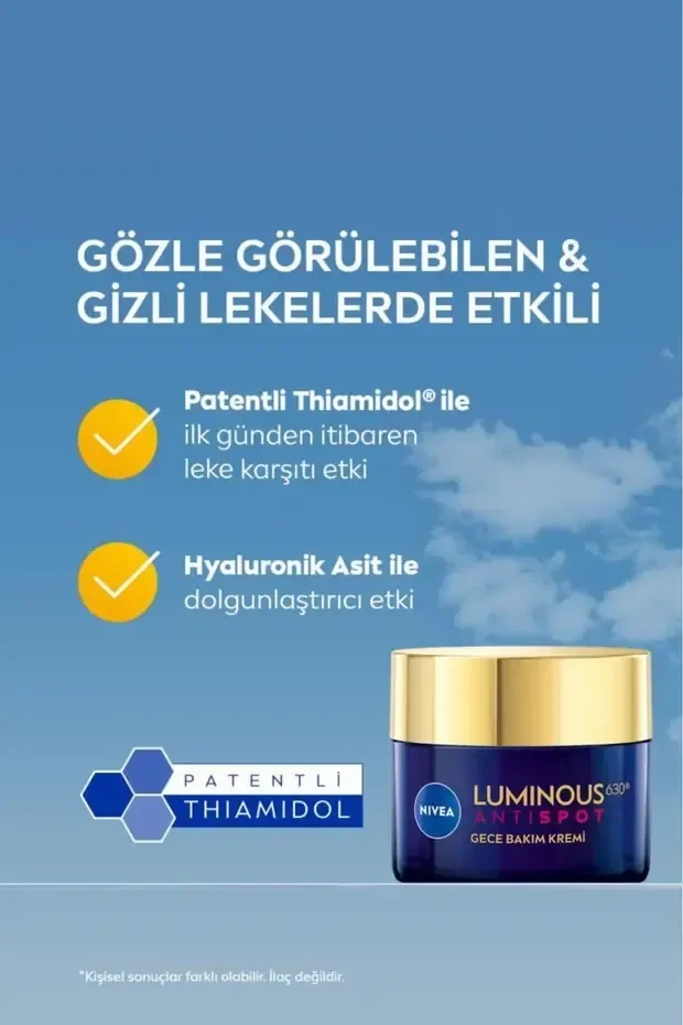 Luminous630 Gece Kremi 50 ml Luminous630 Gece Kremi 50 ml