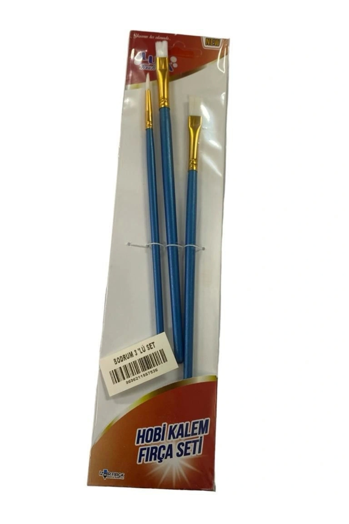 Nezade Store Luna Bodrum Hobi Kalem Fırça Seti 3 Parça