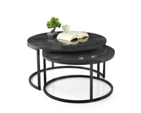 Sivas Gözde Mobilya Luna İkili Zigonlu Orta Sehpa Sivas Gözde Mobilya Luna İkili Zigonlu Orta Sehpa