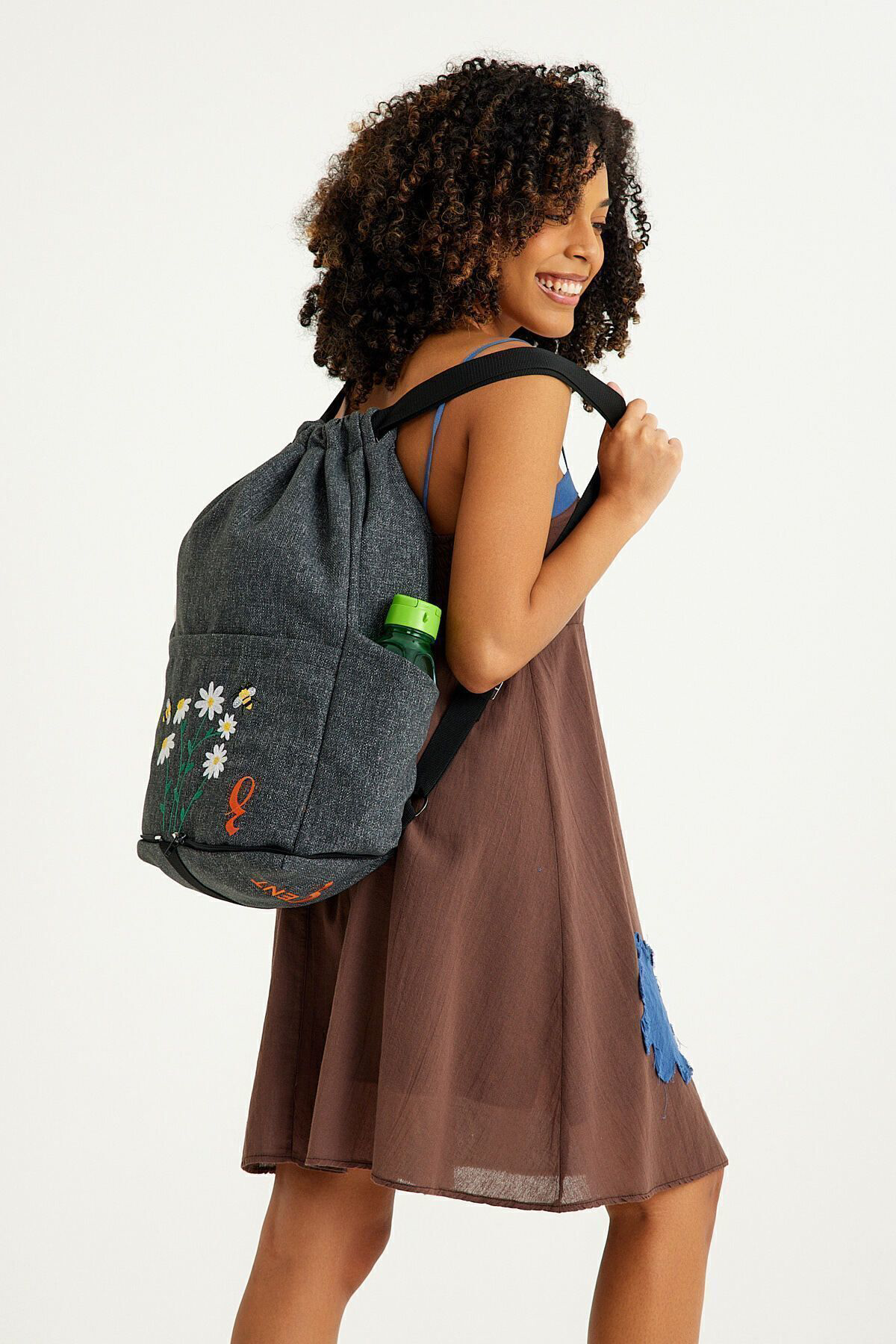 Ent Canta Luna Model Unisex Gezi,Laptop,Spor,Günlük Su Geçirmez Sırt,El Çan