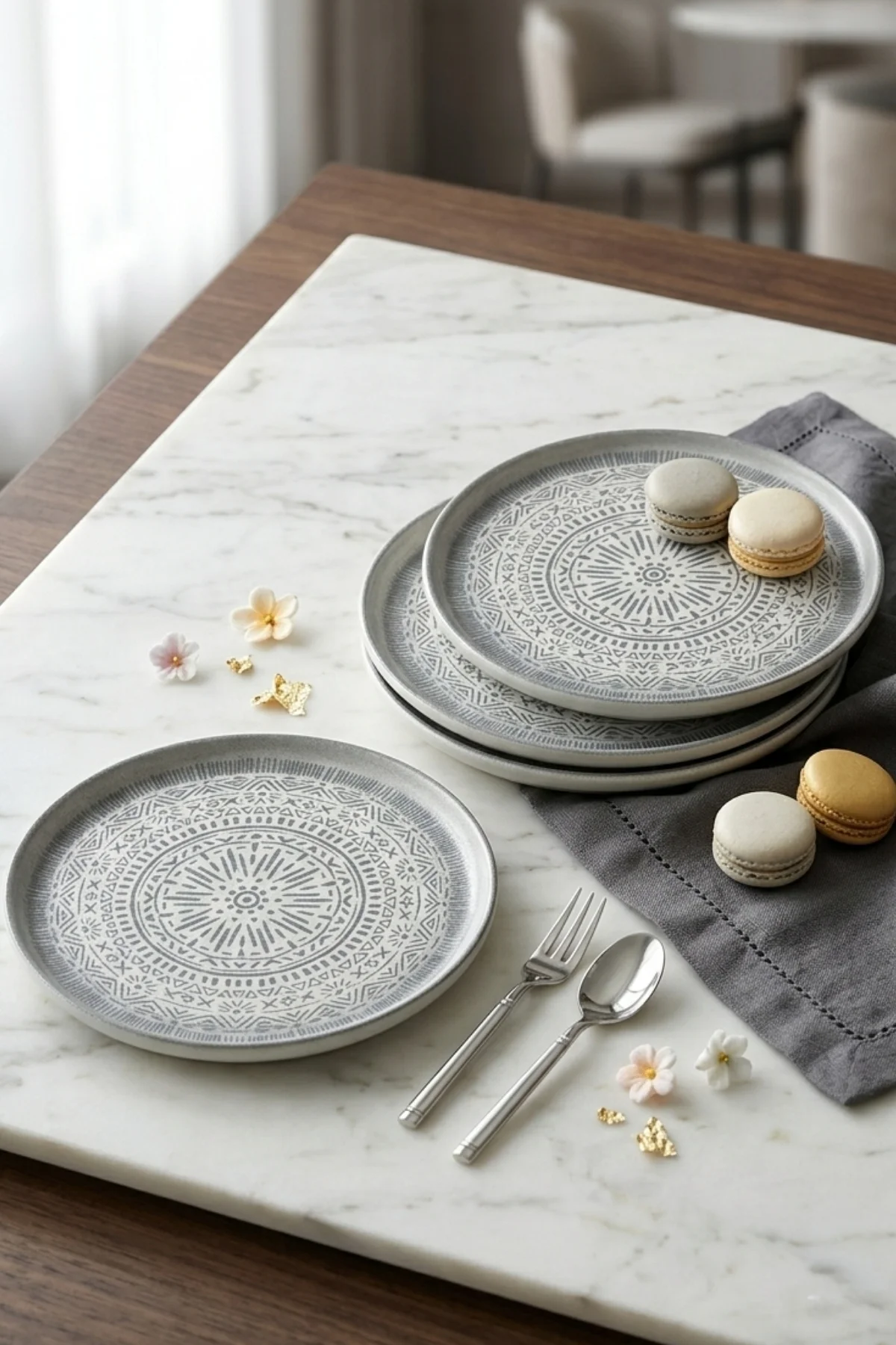 Luna Nordic Pasta Tabağı 22 Cm 4 Adet