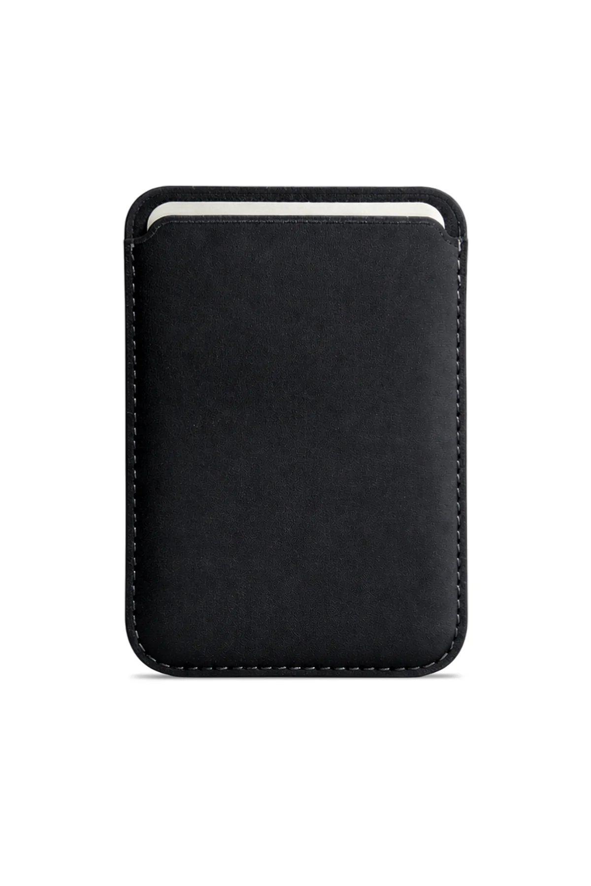 Lunex Premium Süet Magsafe Kartlık Midnight Black iPhone 17 Air