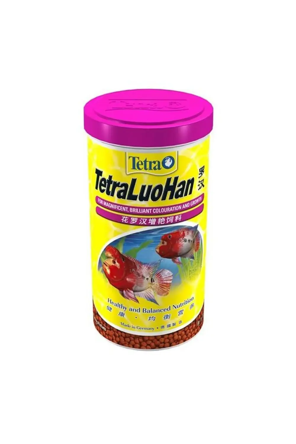 LuoHan Flower Horn Yemi 1000 ml 330 gr Kafa Yapan Balık Yemi Skt