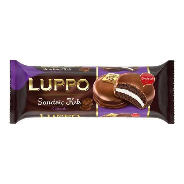 Luppo Cakewich Kakao 8'li - Çikolatalı Atıştırmalık 184gr
