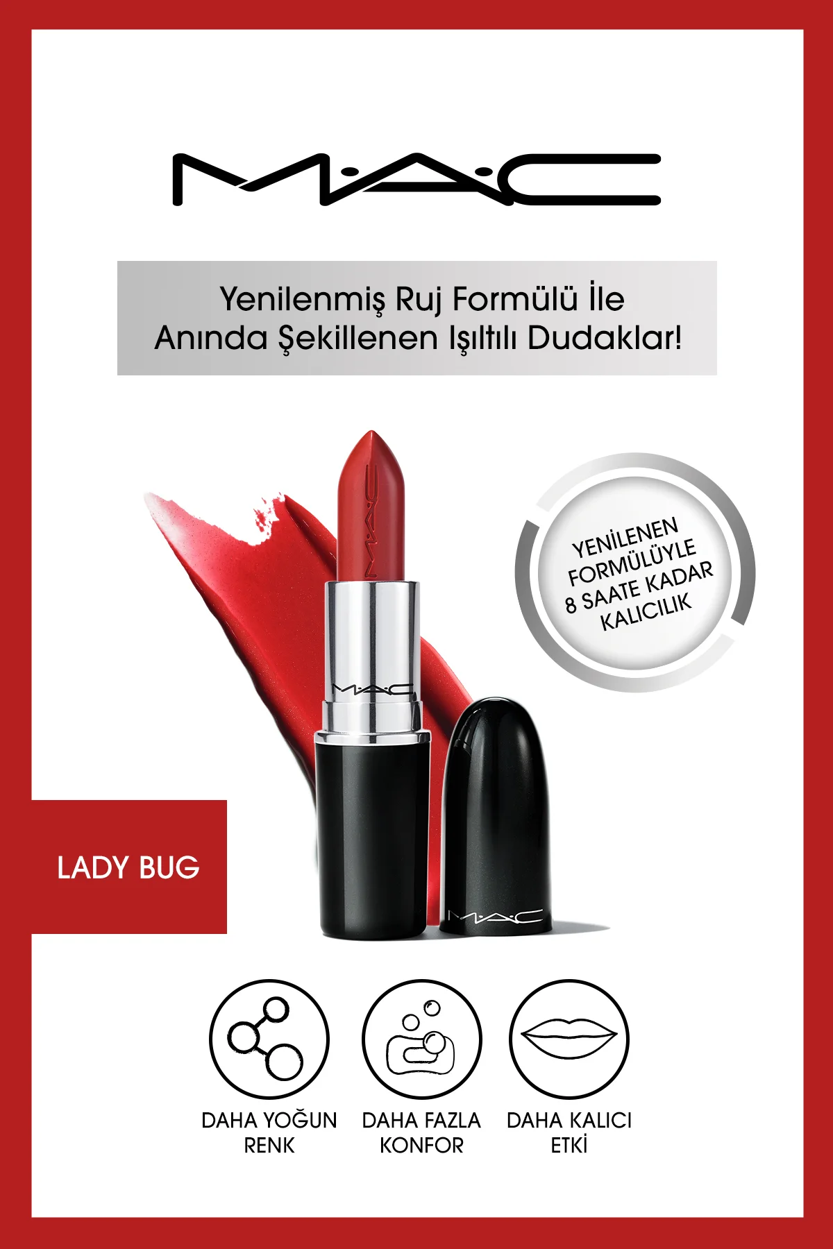 Lustreglass Sheer-shine Kolay Uygulanan Parlak Bitişli Ruj - Lady