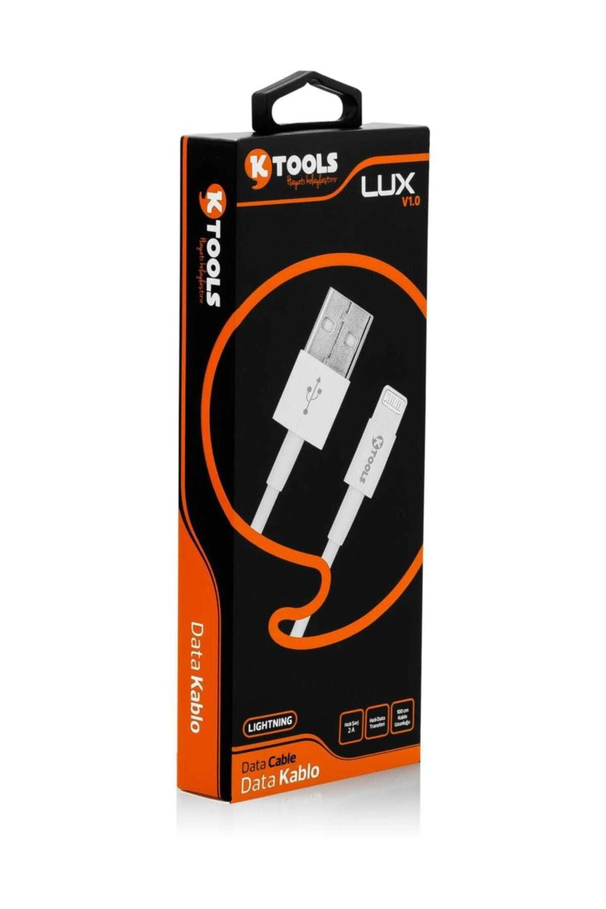 Lüx 2a 1 Metre Beyaz Iphone Ightning Data Kablo