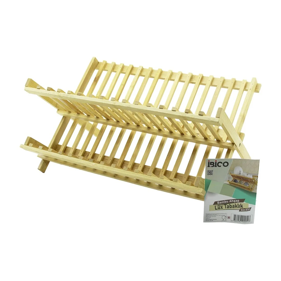 Lüx Ahşap Bambu Bulaşık - Tabaklık Tezgah Üstü 46x33cm Bx40 Fiyatı, Yorumları ve Özellikleri