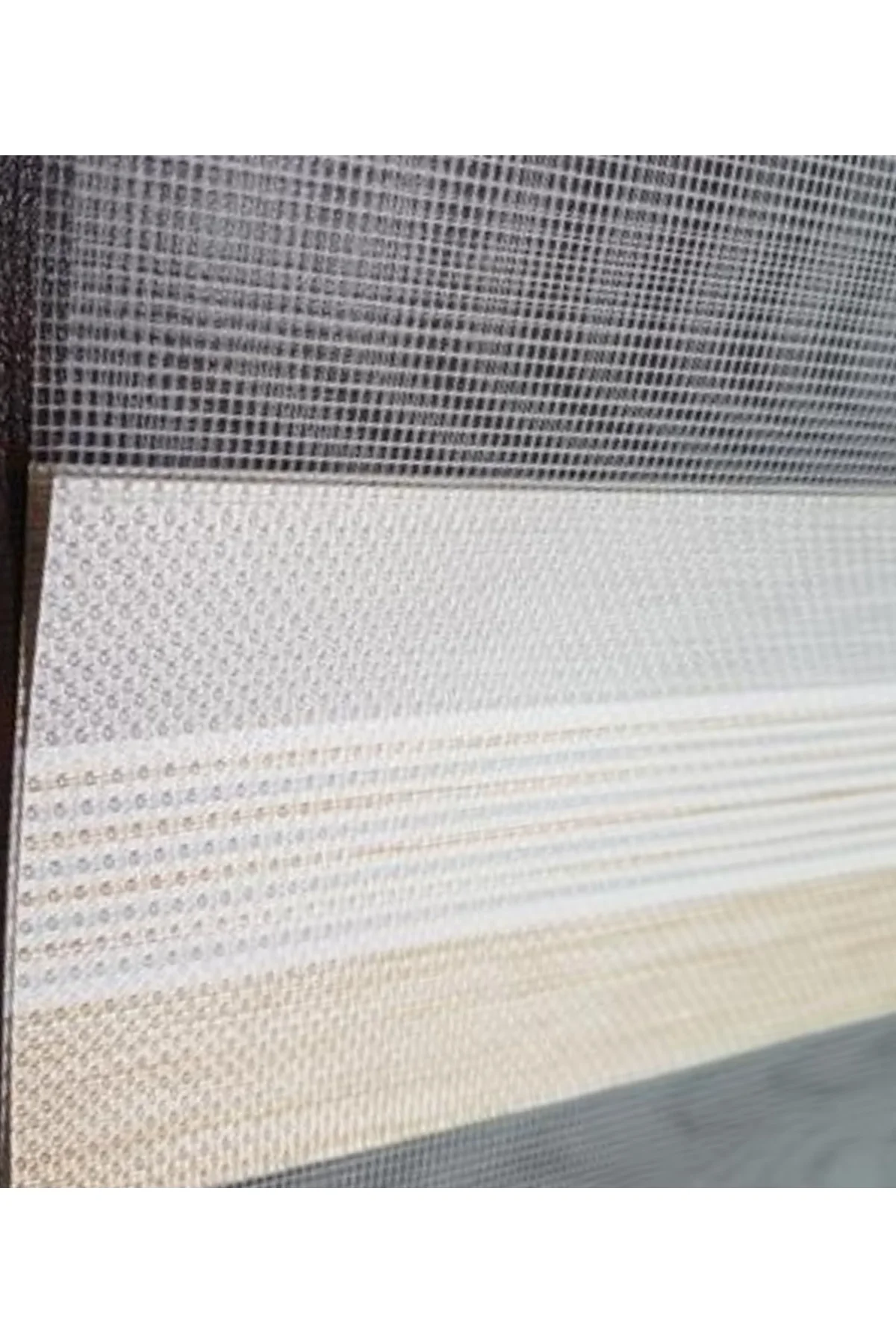 Lux Bambu Renk Geçişli Zebra Stor Perde, Alüminyum Kasalı Yüksek 