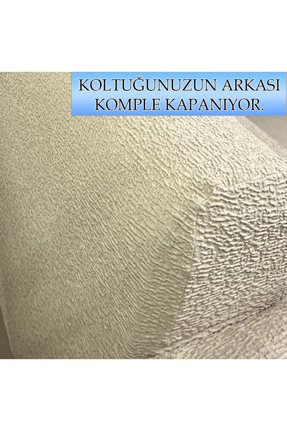 LUX BOHEM PAMUKLU KUMAŞ KOLTUK-KANEPE KILIFI 3LÜ KOMPLE GİYDİRME