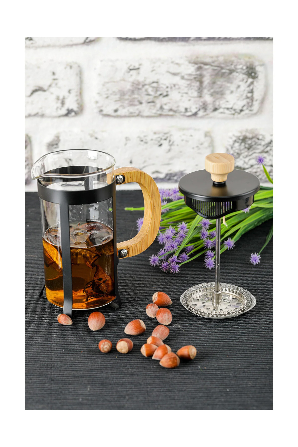 Just Cheap Store Lüx Cam 350 Ml French Press Siyah