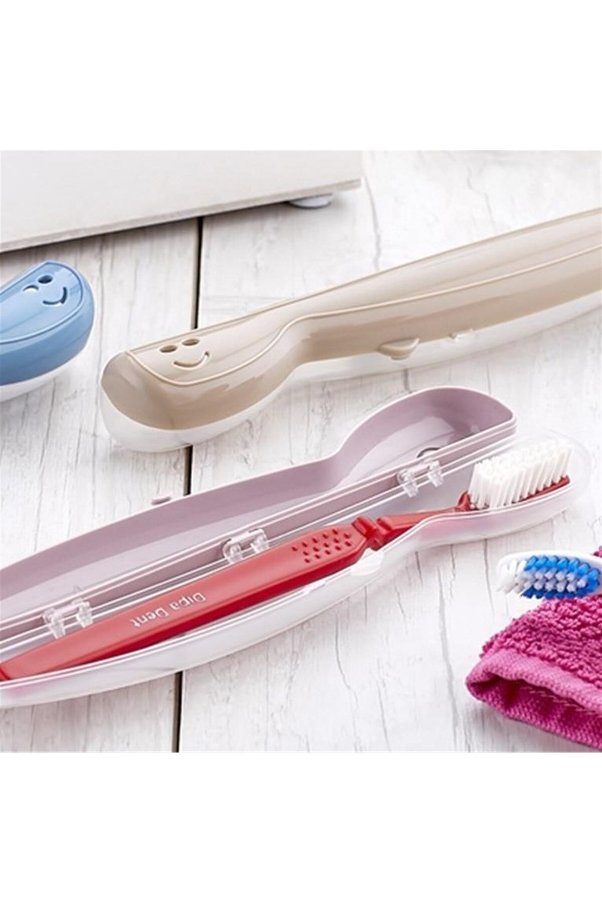 Ok Aksesuar Lux Çanta İçi Hijyenik Seyahat Tipi Diş Fırçası Koyma Kutusu Go50