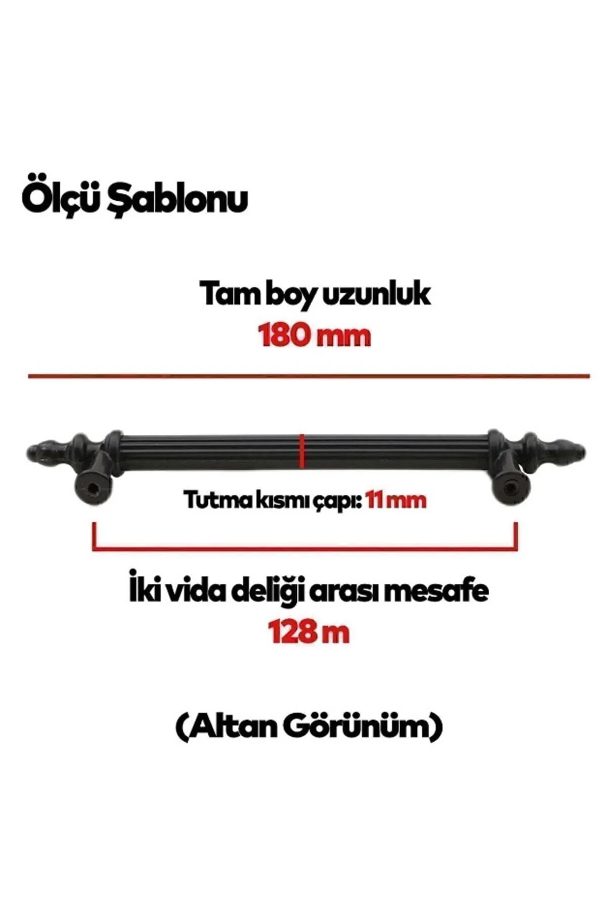 Lüx Dolap Çekmece Kulpu Kumru Kulp 128 Mm Mobilya Polimer Sert Plastik Kulpları 4 ADET FİYATIDIR Lüx Dolap Çekmece Kulpu Kumru Kulp 128 Mm Mobilya Polimer Sert Plastik Kulpları 4 ADET FİYATIDIR