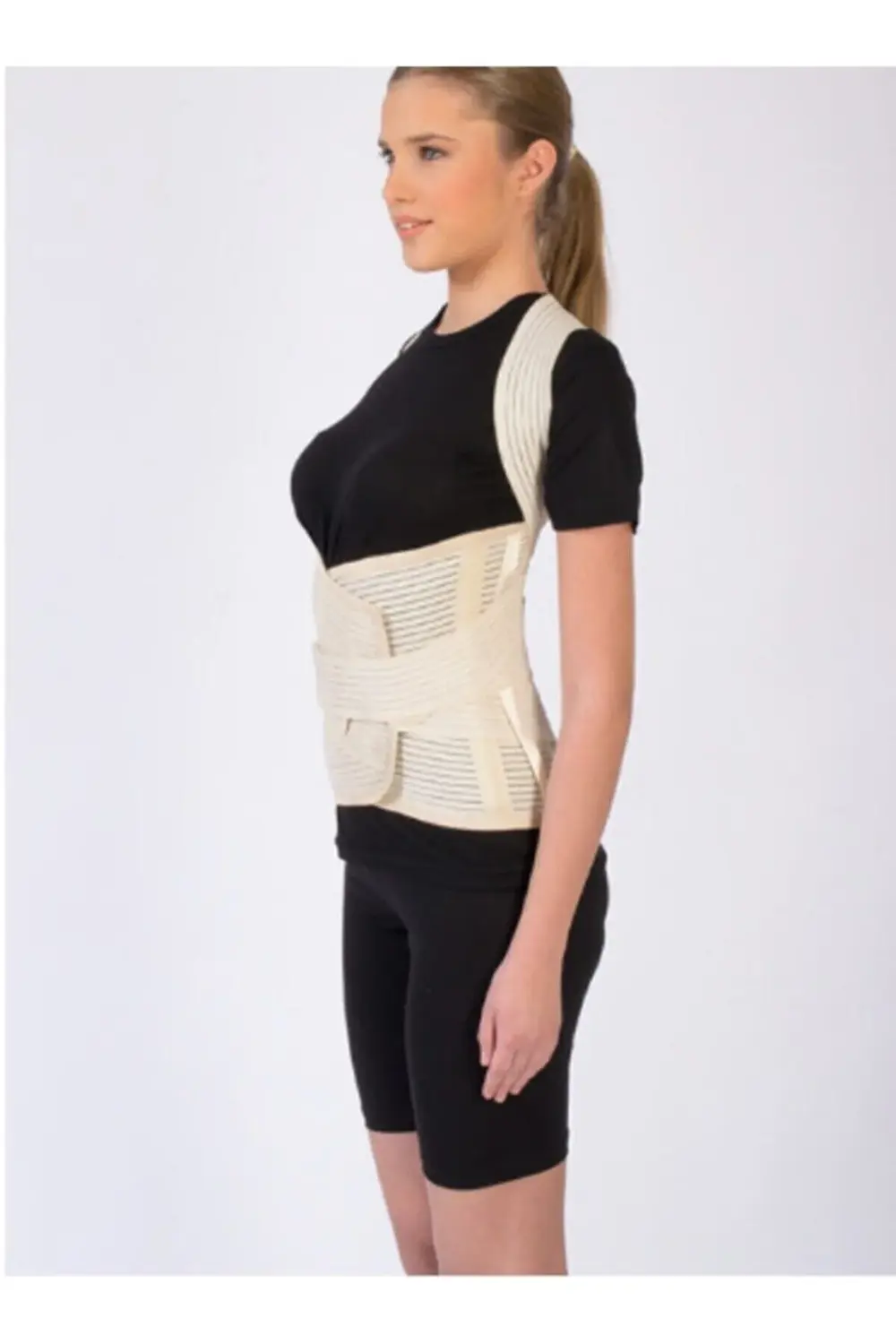 Lüx Dorselomber Çelik Balenli Bel Korsesi Kamburluk Dik Duruş Kor