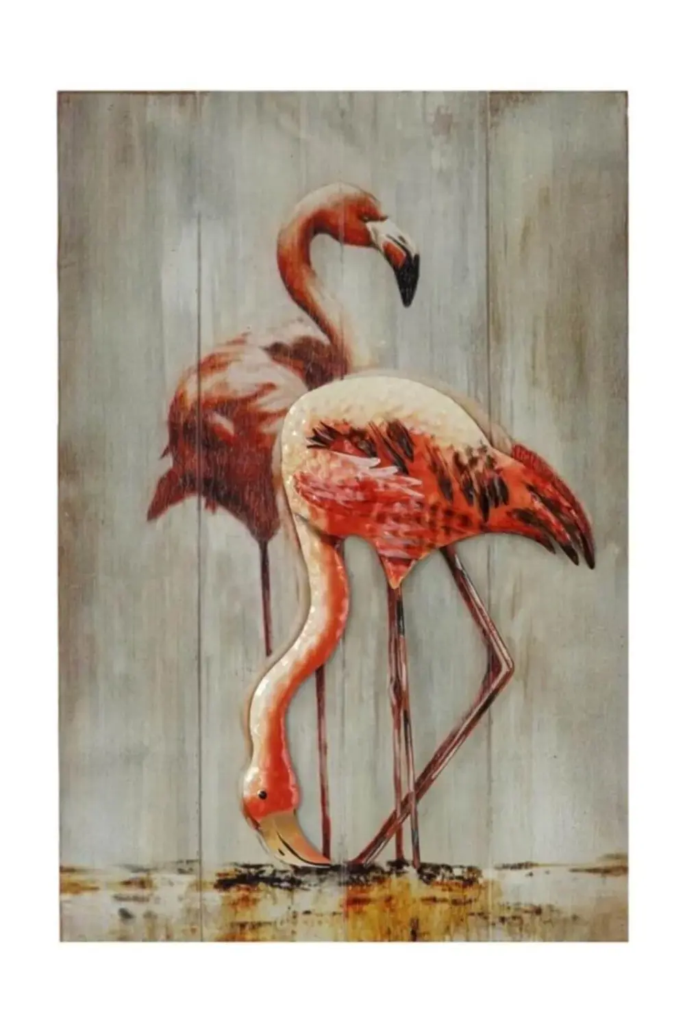 Lux Flamingo Dekoratif Tablo