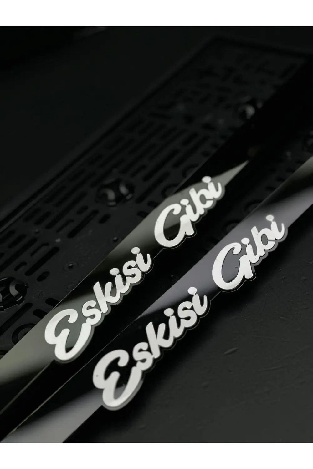 Lux Kişiye Özel 3d Pleksi Takmatik Plakalık K.atatürk Imza Sticke