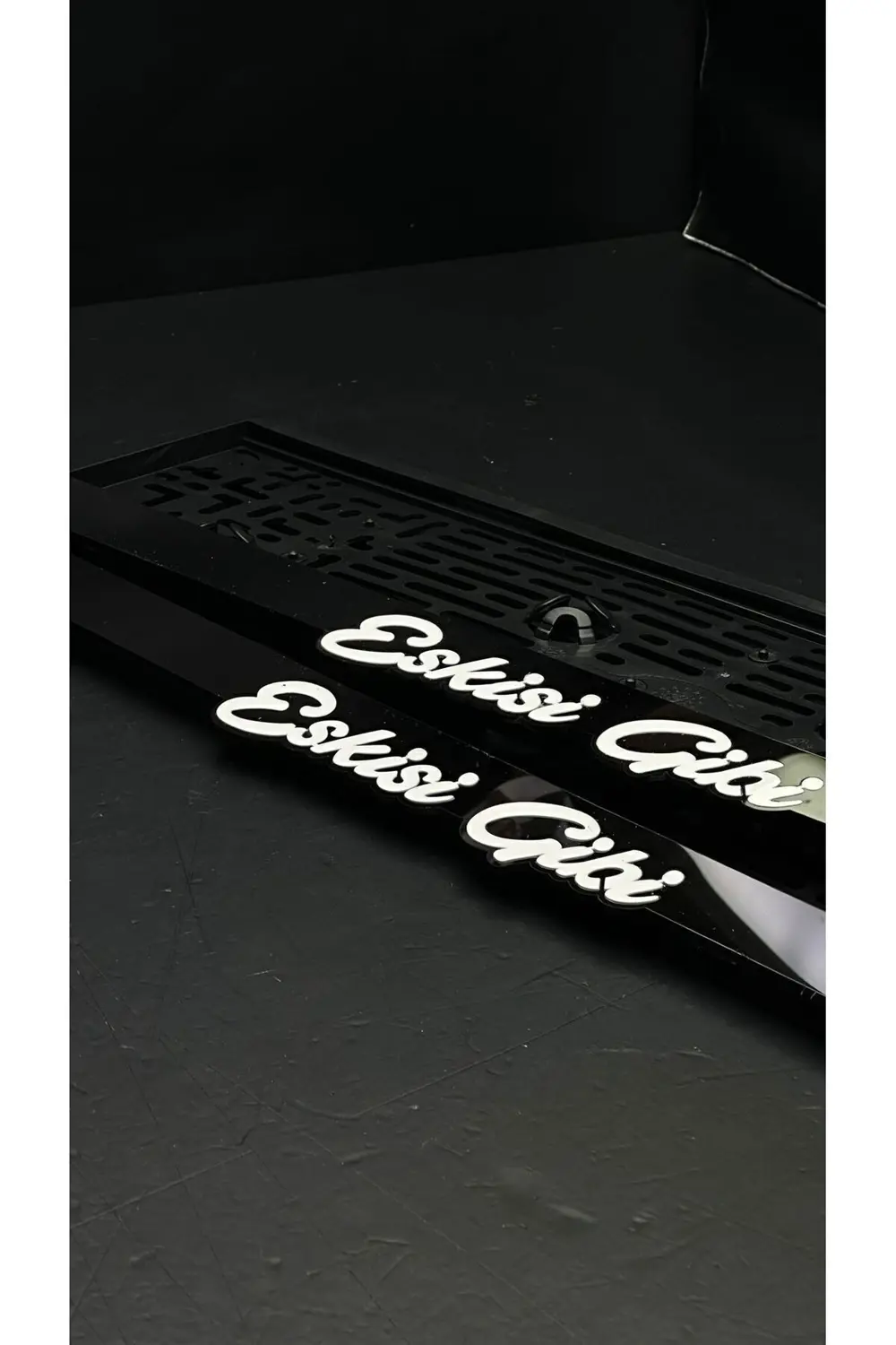 Lux Kişiye Özel 3d Pleksi Takmatik Plakalık K.atatürk Imza Sticke